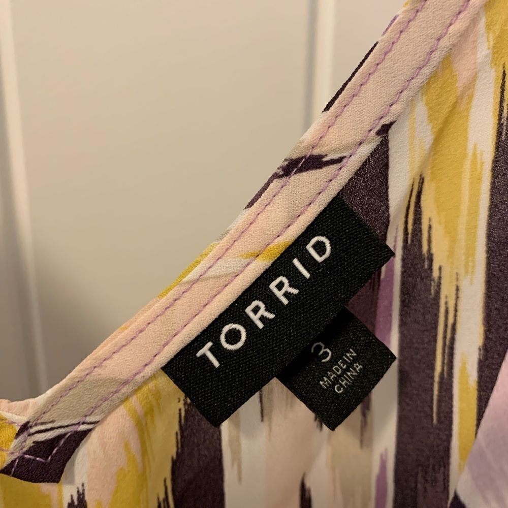 Torrid Adjustable Strap Tunic Tank Top Torrid Size 3 - Picture 2 of 6